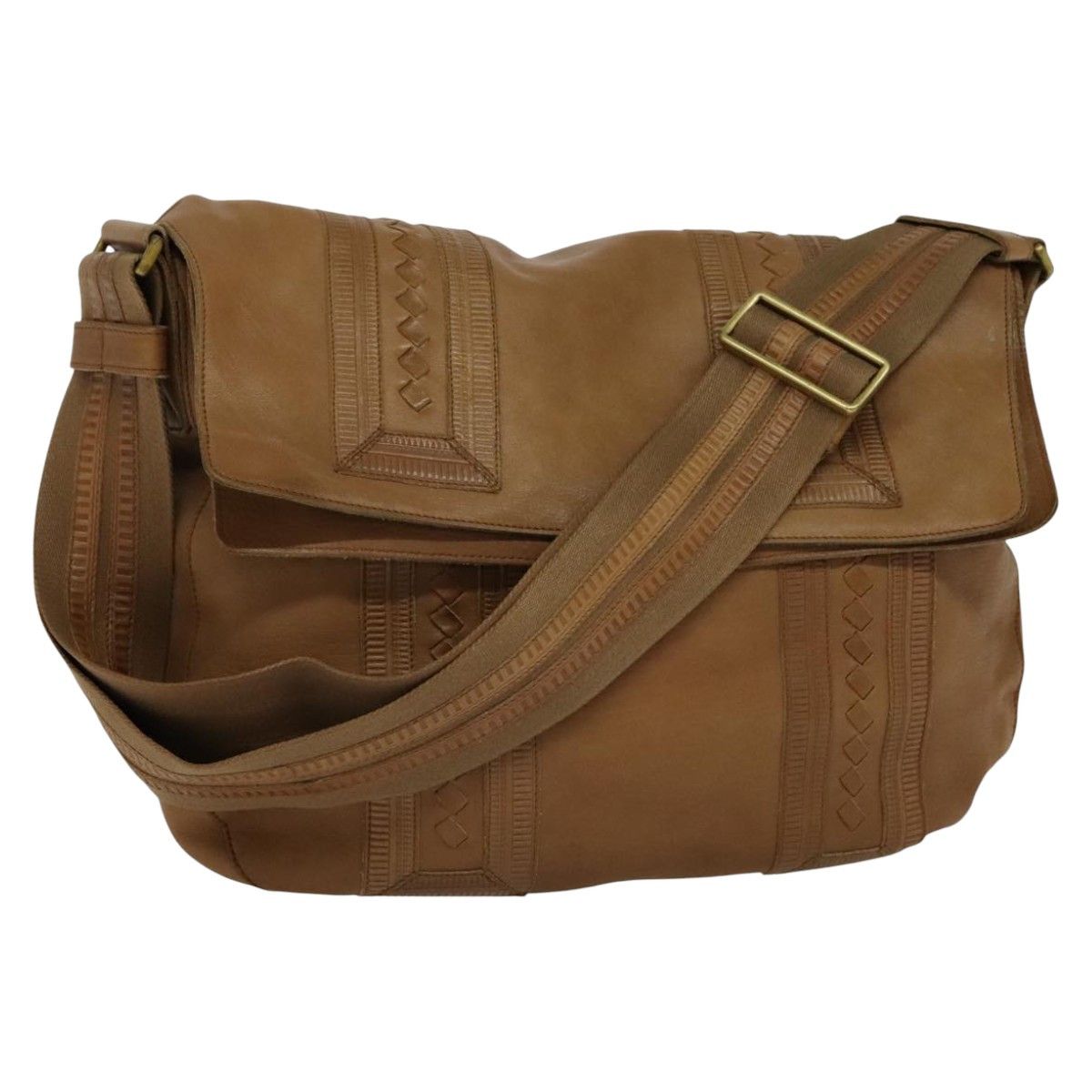 Bottega Veneta Brown Leather Shoulder Bag (Pre-Owned) Size ONE SIZE - 1 Thumbnail