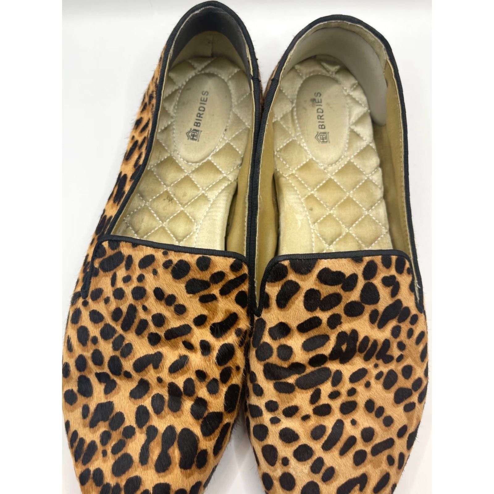 Vintage Birdies Starling Calf Hair Cheetah Print Flat Loafers Women's Size 10.5 Size US 8.5 / IT 38.5 - 6 Thumbnail