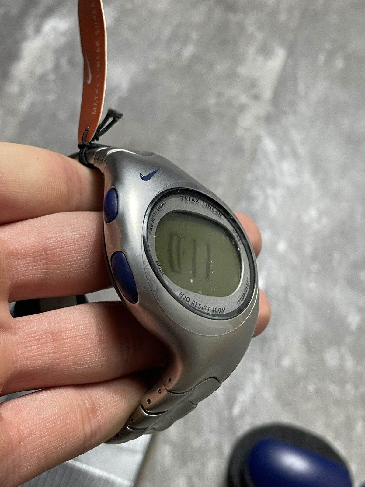 Nike Nike Triax 2001 Liner Digital Metal Watch Steel Y2k RARE Size ONE SIZE - 13 Thumbnail