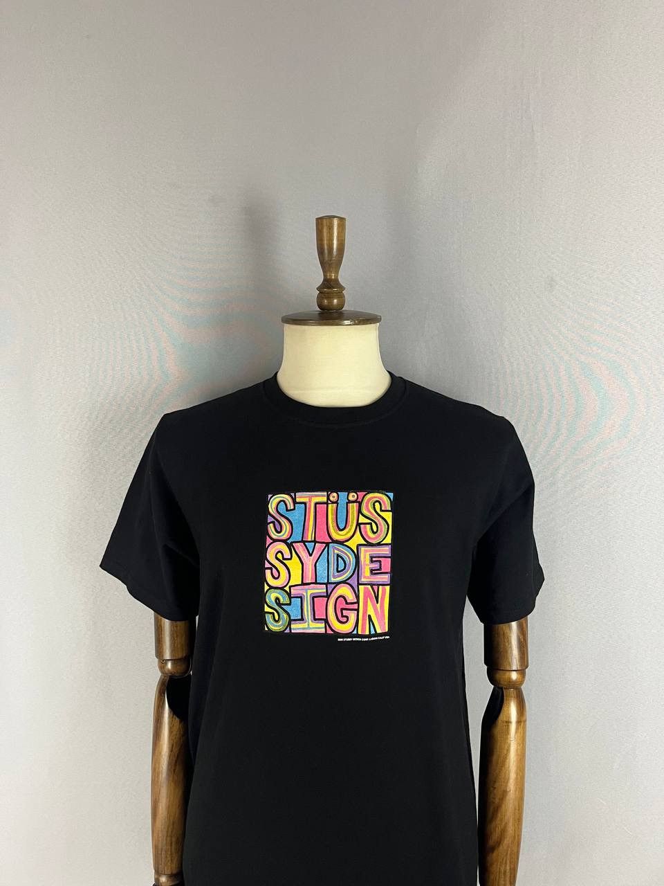 Stussy Stussy Tee T Shirt Black Design Size US M / EU 48-50 / 2 - 2 Thumbnail