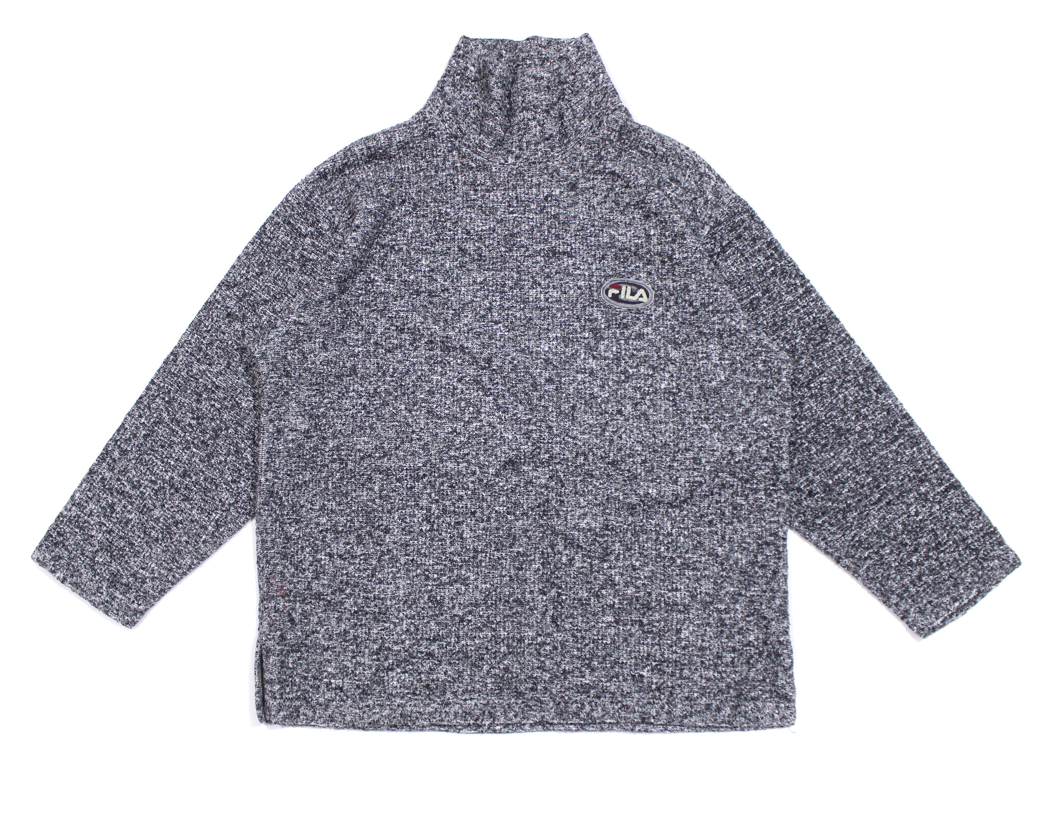 Fila 90S Logo High Neck Fleece Size US M / EU 48-50 / 2 - 1 Thumbnail