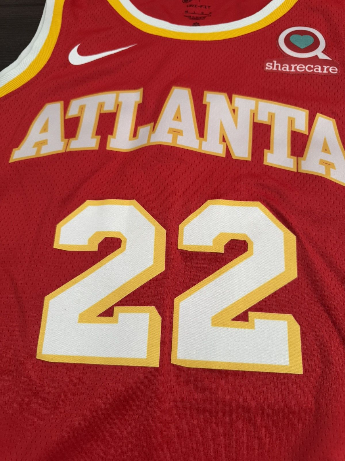 Nike Atlanta Hawks #22 NBA Swingman Icon Edition Dri-Fit Jersey Size US L / EU 52-54 / 3 - 4 Thumbnail