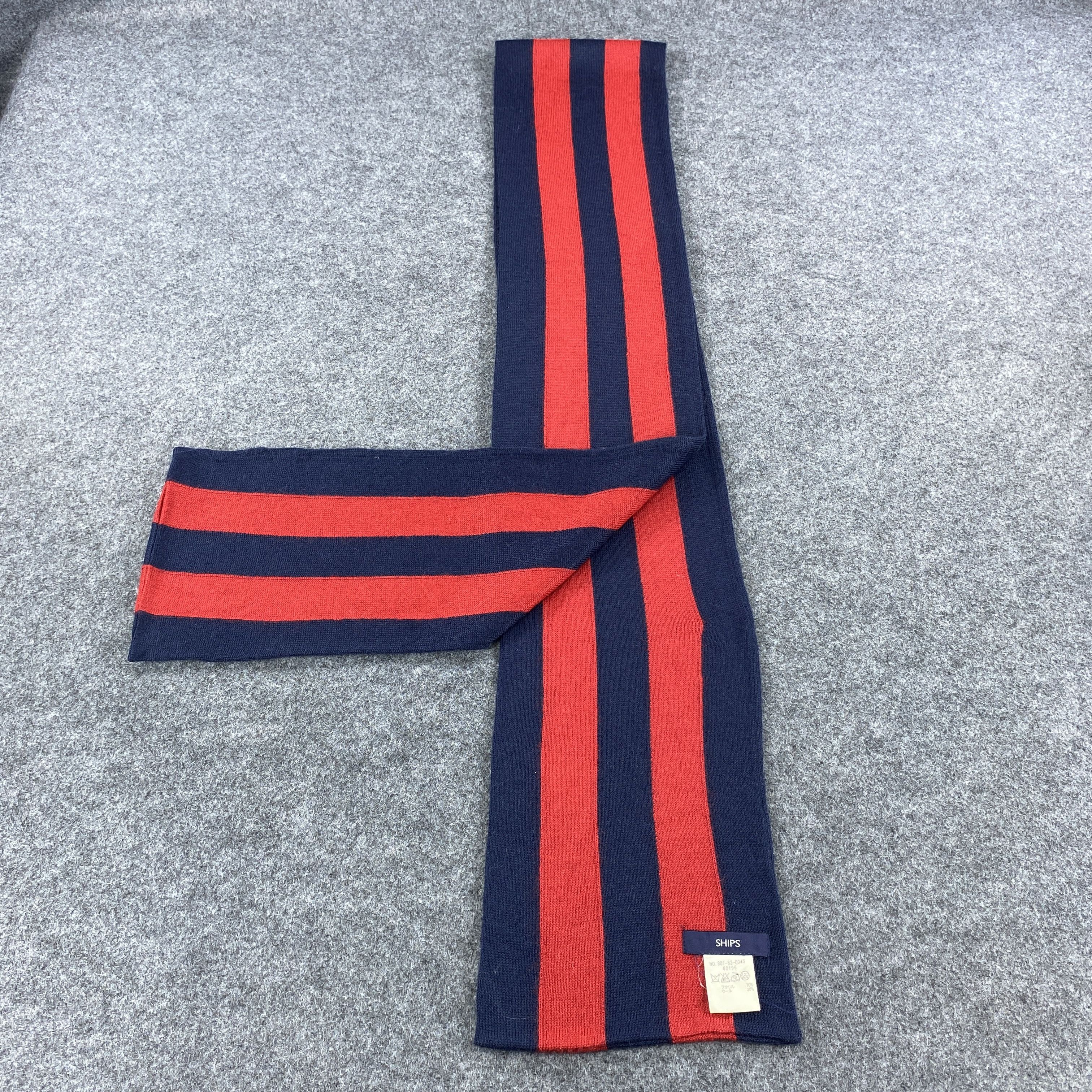 SHIPS × Vintage GF10653 Ships Scarf Neck Wear Muffler Nova Check Size ONE SIZE - 5 Thumbnail