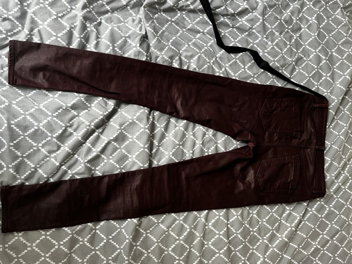 Rick Owens Brushed Red Wax Rick Denim Size US 30 / EU 46 - 1 Thumbnail