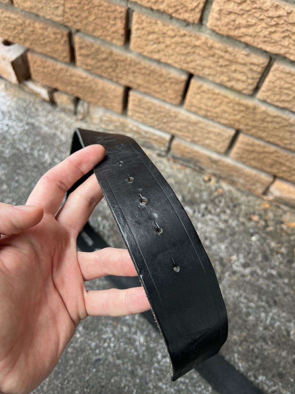 Armani Armani Italy Belt Leather Size ONE SIZE - 6 Thumbnail