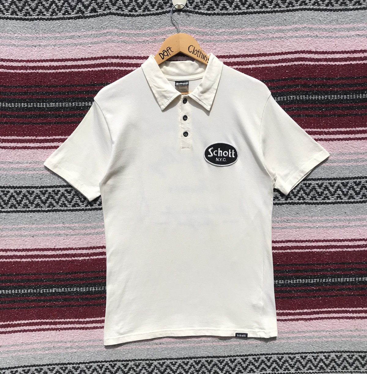 Schott Schott N.Y.C Bowling Shirt Vintage Schott Size US S / EU 44-46 / 1 - 2 Thumbnail