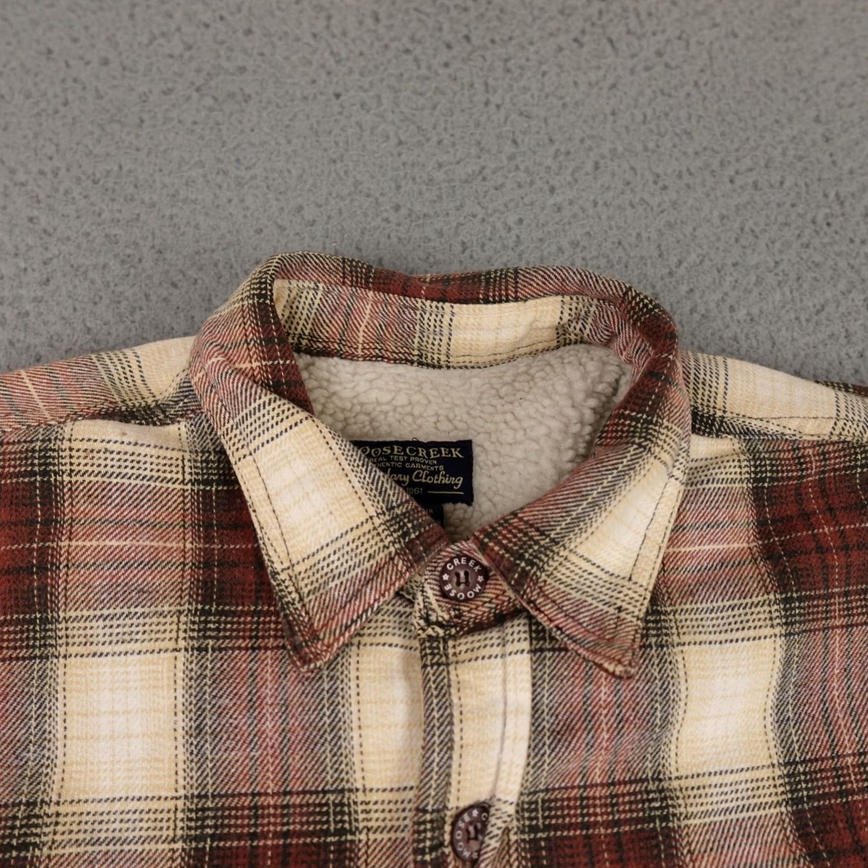 Vintage VINTAGE Moose Creek Jacket Mens L Red Plaid Flannel Lined Shacket Hiking Size US L / EU 52-54 / 3 - 5 Thumbnail