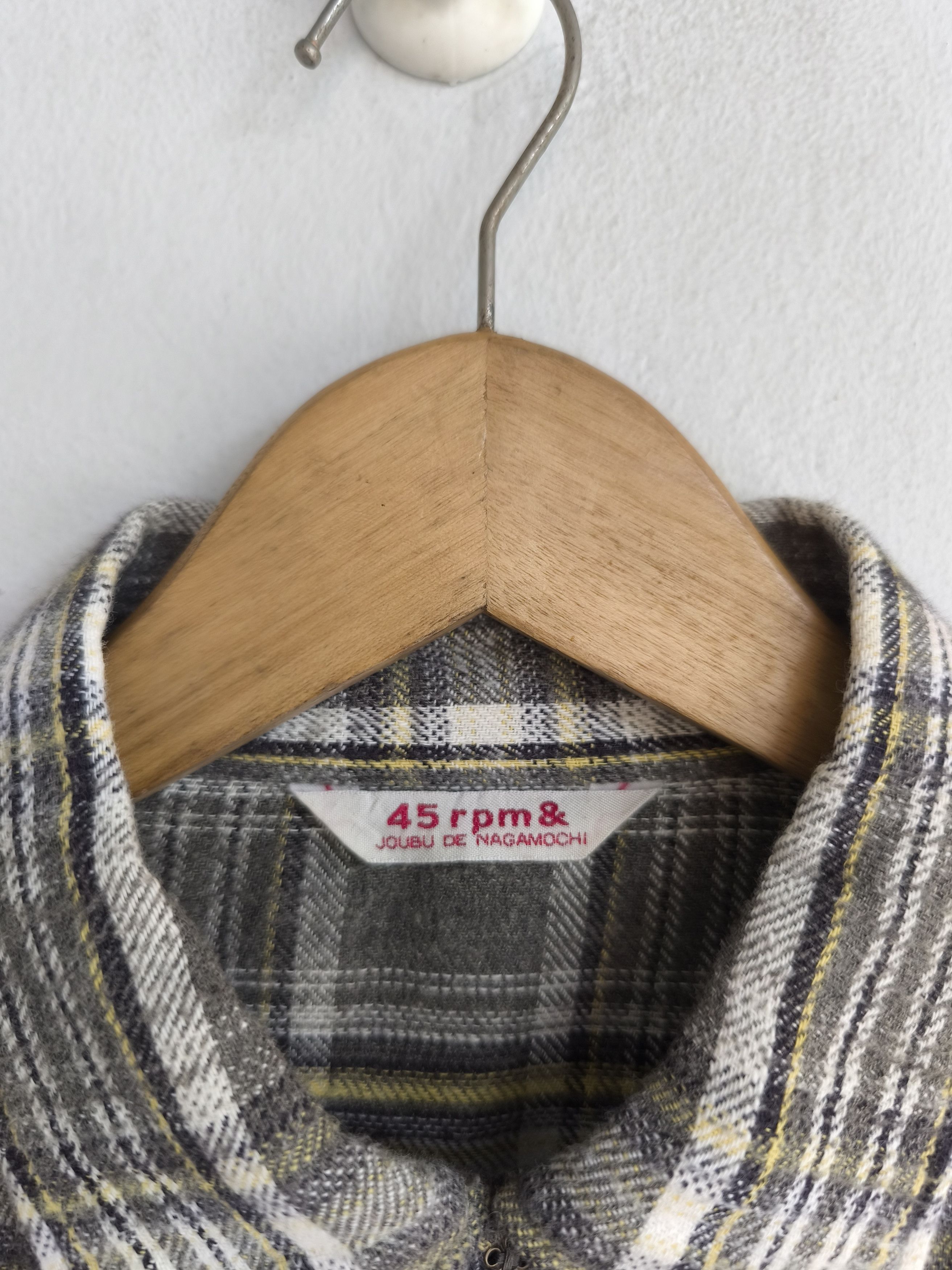 45rpm 45rpm plaid flannel Size US XL / EU 56 / 4 - 7 Thumbnail