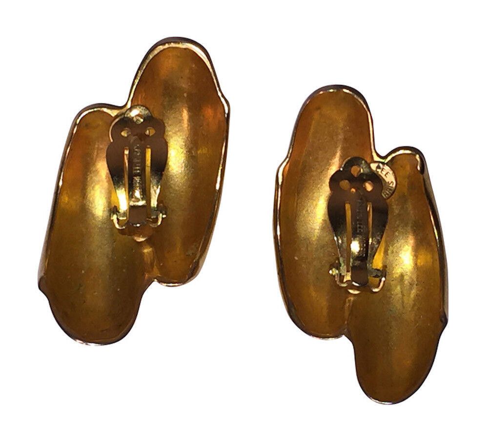 Robert Lee Morris 18ktGold Plated Matte Robert Lee Morris Double Hoop Earrings Size ONE SIZE - 4 Thumbnail