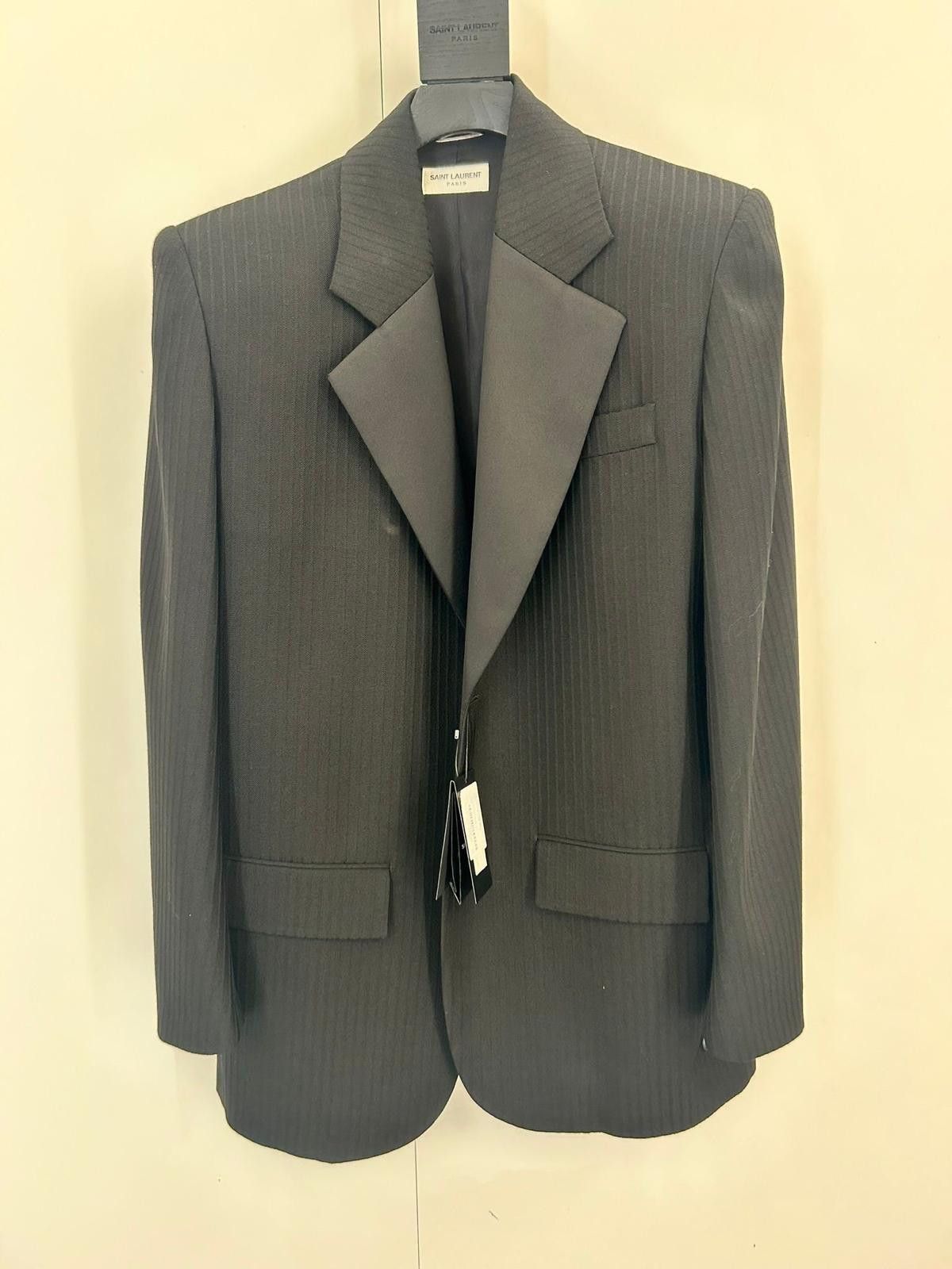 oversized single-breasted two button jacket