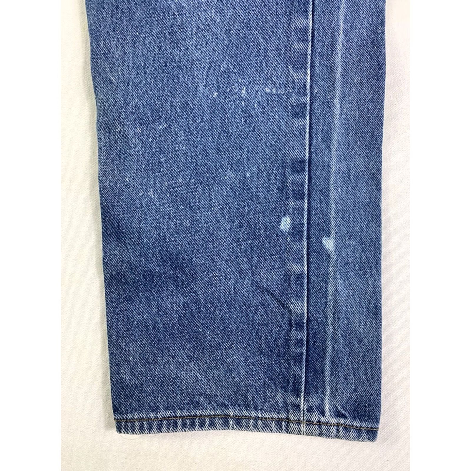 Levi's VINTAGE Levi's 501 Jeans Mens Regular 38x30 Blue Button Fly USA 2002 Denim 5-Pocket Straight Jeans Mens 90s USA Size US 38 / EU 54 - 4 Thumbnail