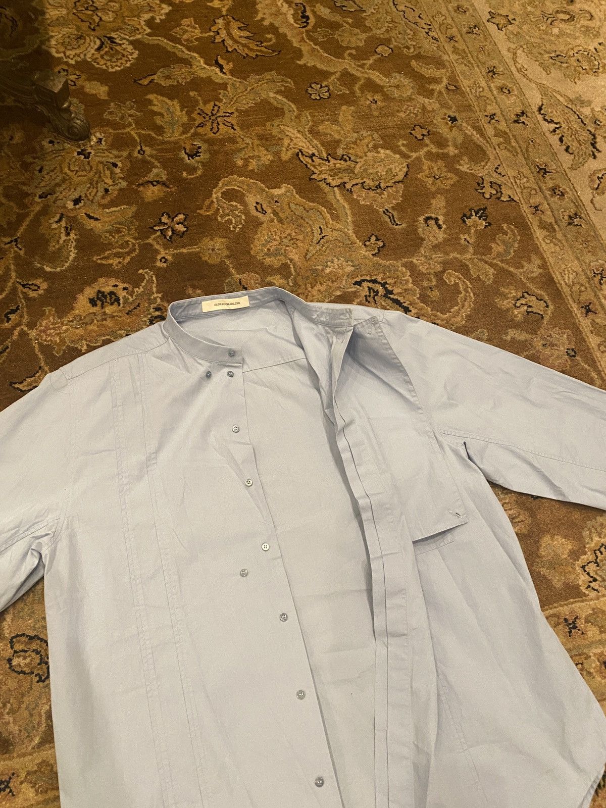 Cedric Charlier Cedric Charlier Light Blue Button Up Size M / US 6-8 / IT 42-44 - 3 Thumbnail