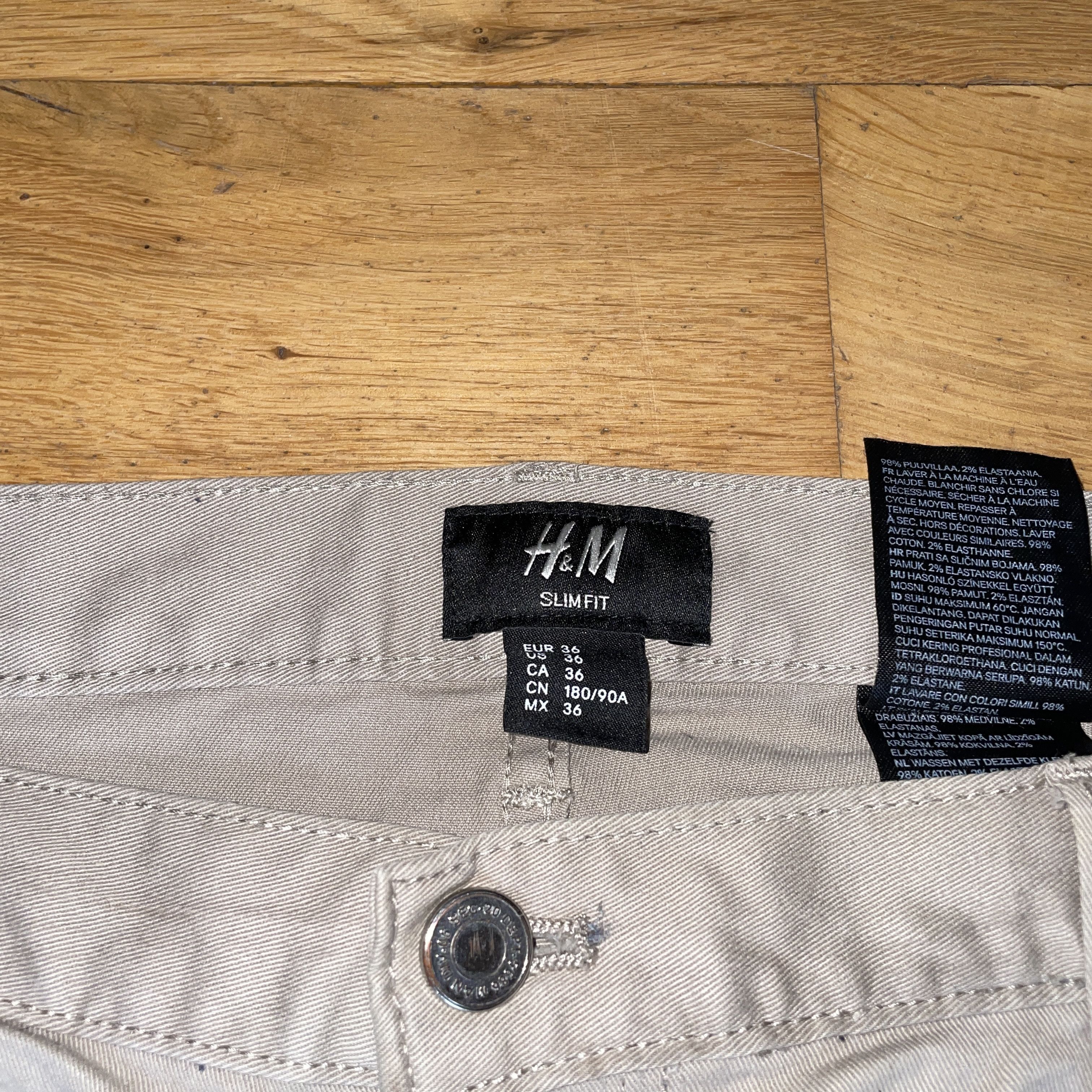 H&M H&m Men's Fashionable Chinos Slim Fit Size 36 Size US 36 / EU 52 - 3 Thumbnail