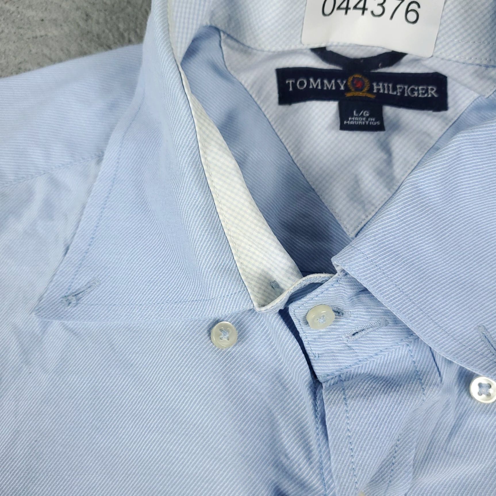 Tommy Hilfiger Tommy Hilfiger Shirt Mens Large Blue Casual Button Up Long Sleeve Size US L / EU 52-54 / 3 - 4 Thumbnail