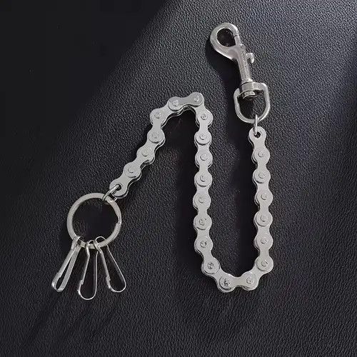 Jewelry 44cm Length Motorcycle Chain Wallet Waist Key chain Size ONE SIZE - 4 Thumbnail
