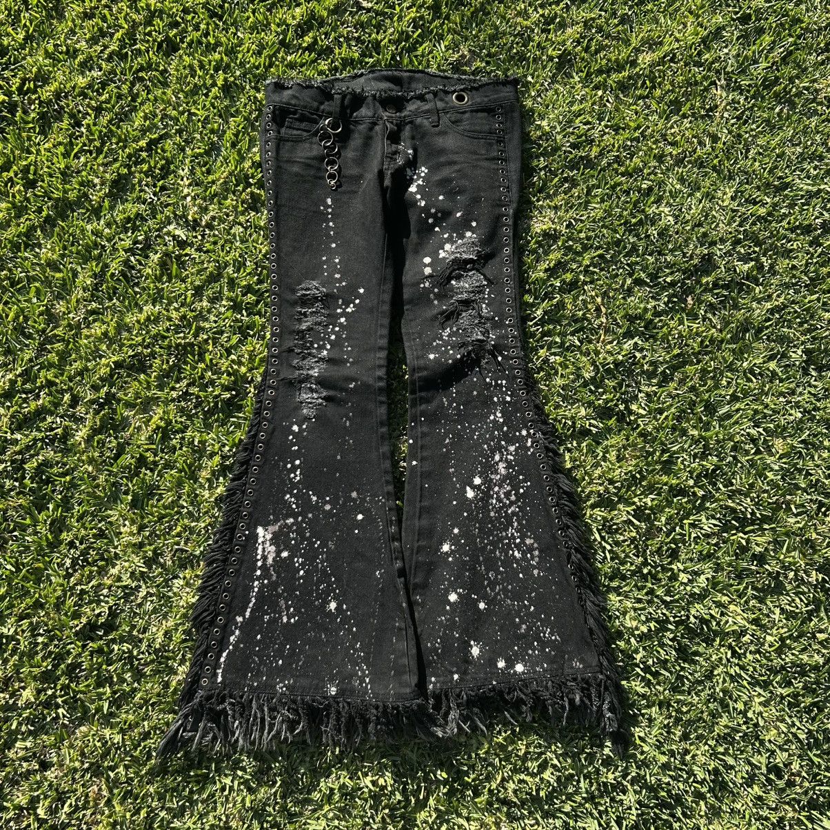 Le Grande Bleu (L.G.B.) LGB crow flared denim Size US 26 / EU 42 - 1 Thumbnail