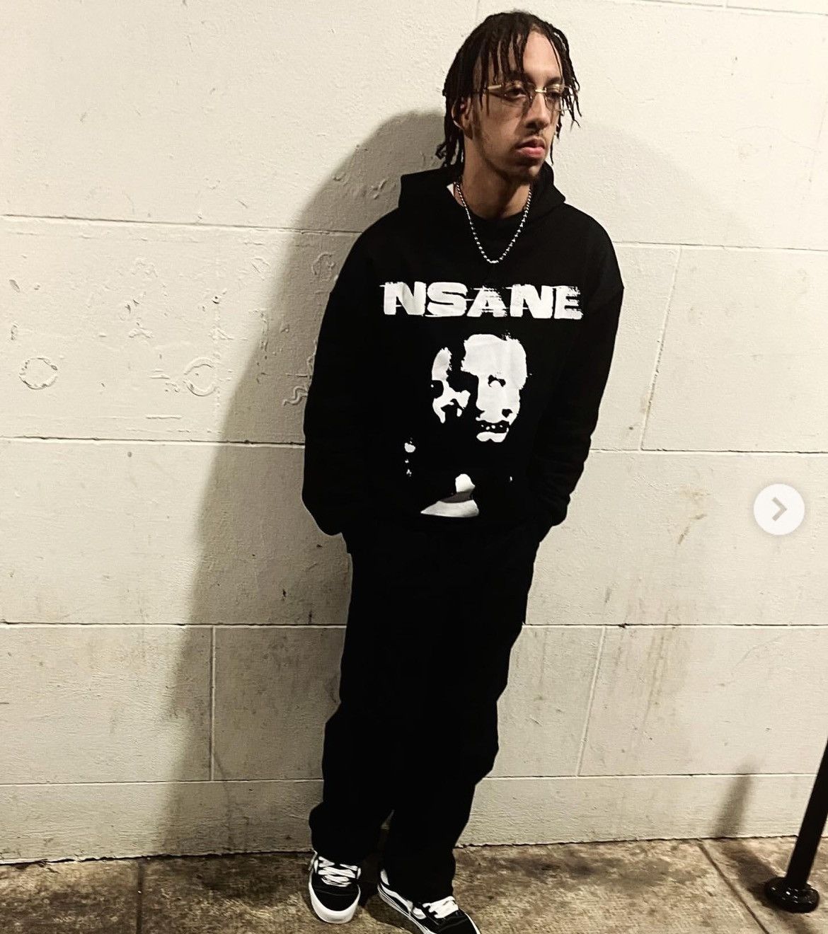 Other Black & White Nsane Hoodie Size US M / EU 48-50 / 2 - 4 Thumbnail