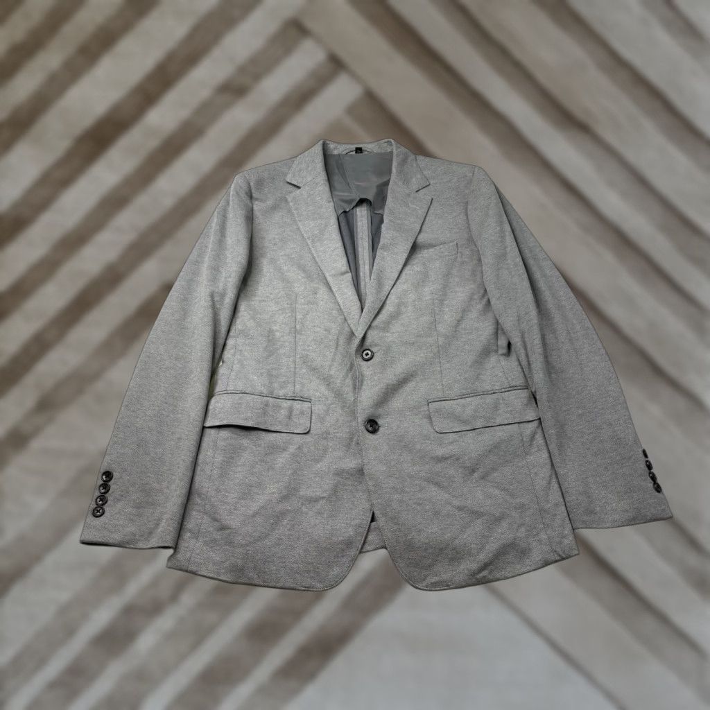 Bonobos Bonobos Blazer Jacket Slim Two-Button Notch Lapel Gray Mens M Size 40R - 1 Thumbnail