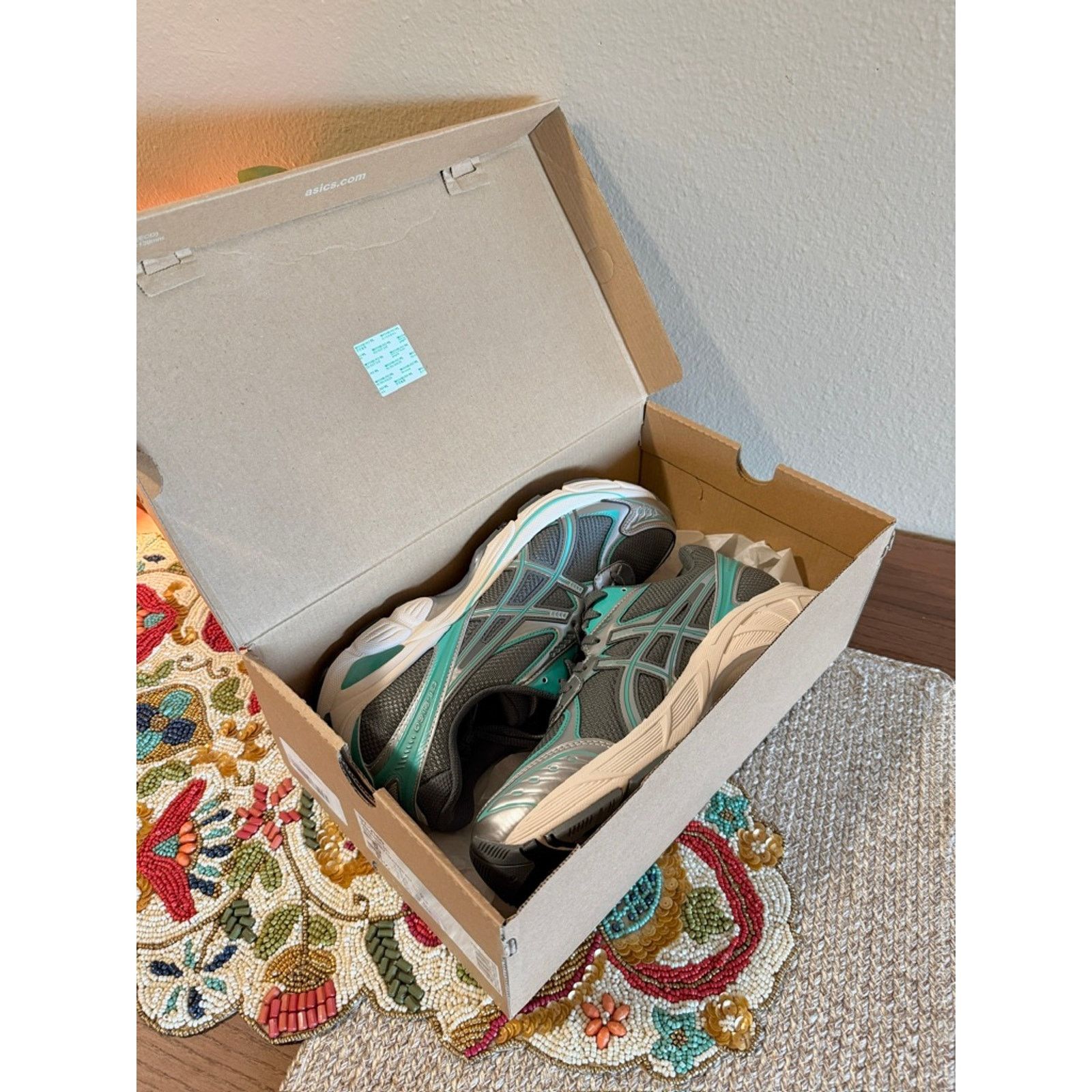 Asics ASICS GT-2160 Steel Grey Waterfall Teal Pure Silver Gel Size US 10 / EU 43 - 7 Thumbnail