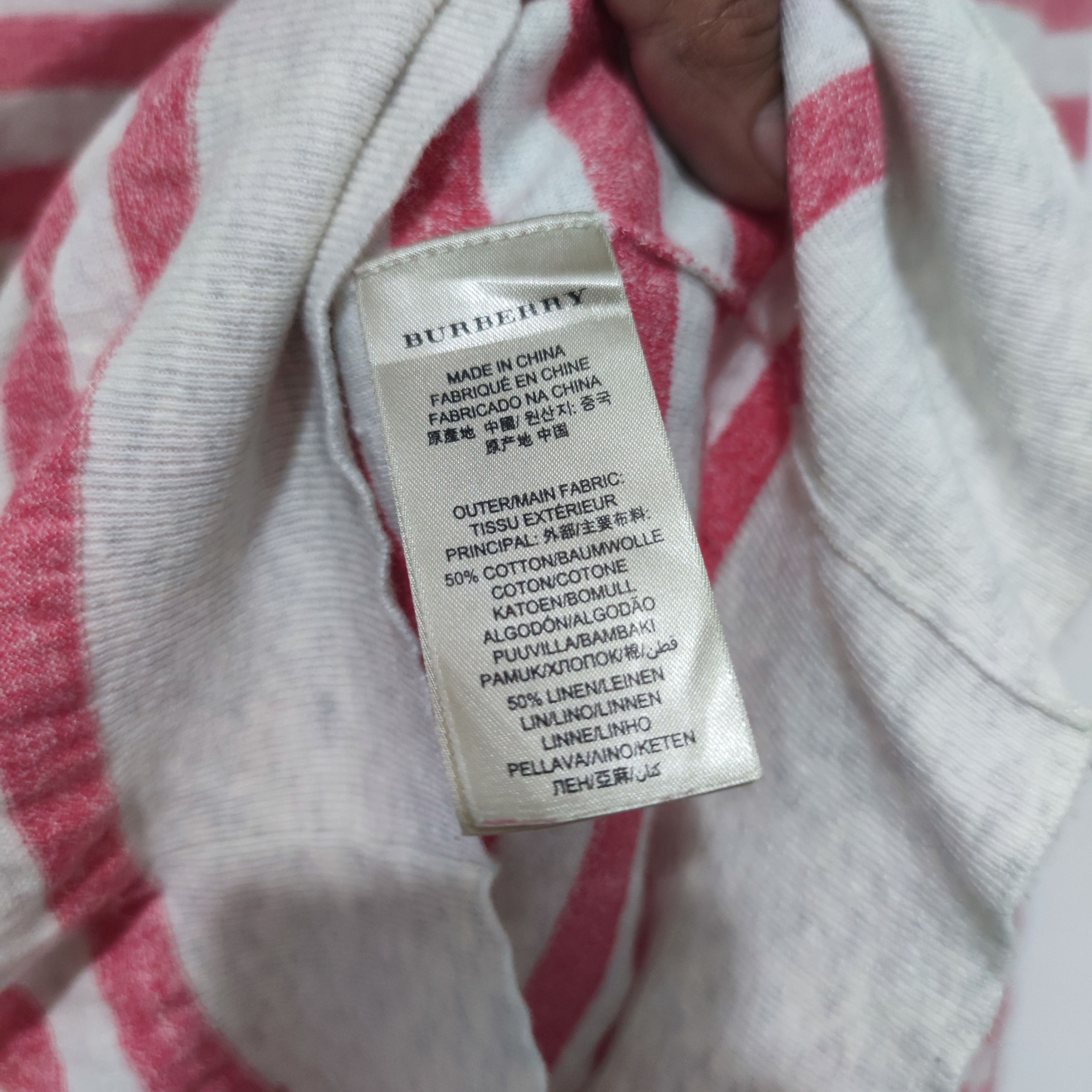 Burberry Knitwear Stiped Pink Size US M / EU 48-50 / 2 - 8 Thumbnail