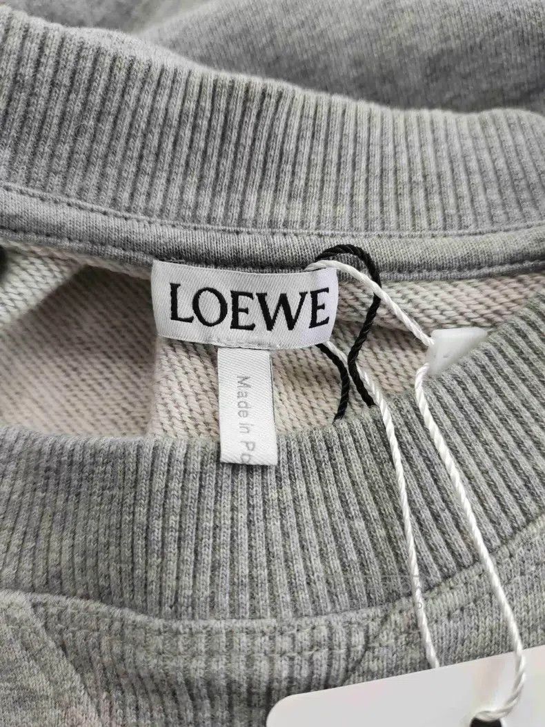 Loewe Loewe Gray Embroidered Large Logo Sweatshirt Size XS / US 0-2 / IT 36-38 - 3 Thumbnail