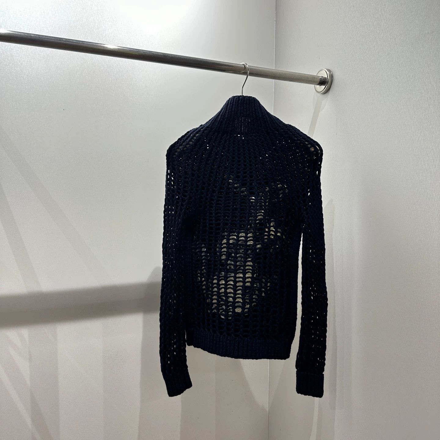 Christian Dior Monsieur Dior apr328 Rabbit Intarsia Knit Sweater S Wool Size S / US 4 / IT 40 - 2 Thumbnail