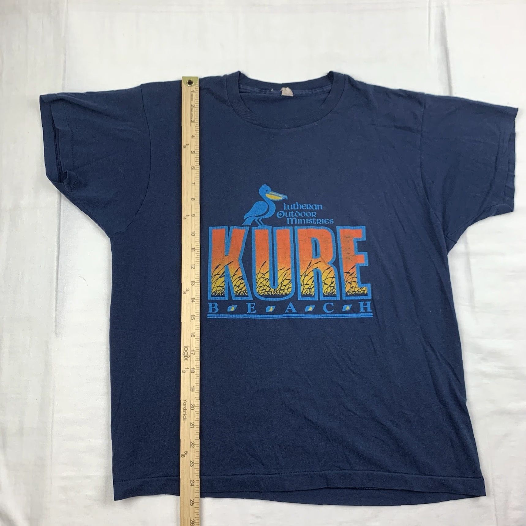 Vintage VINTAGE Screen Stars Shirt Adult Large Blue 1980s USA Nature Outdoors Short Sleeve Crew Neck T-Shirt Mens Size US L / EU 52-54 / 3 - 4 Thumbnail