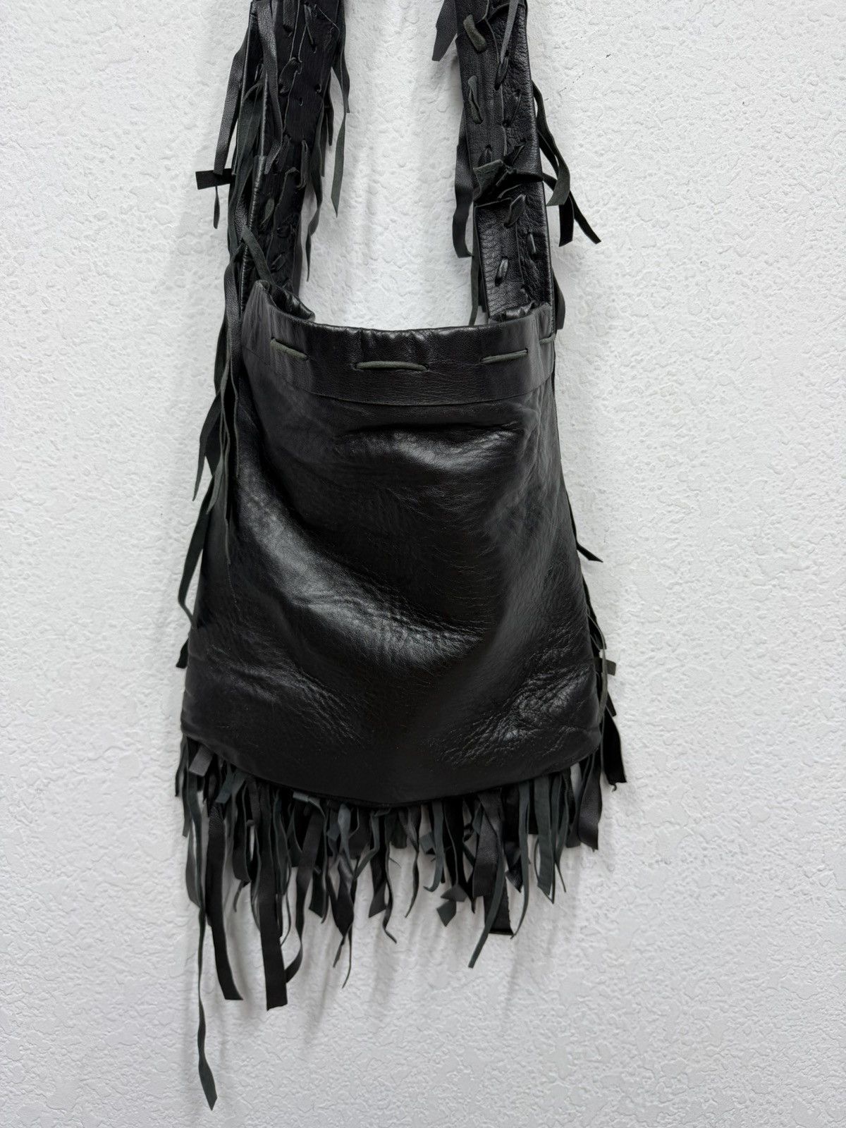 Vintage Vintage Y2K If Six Was Nine Like Kmrii Leather Bag Italian Size ONE SIZE - 12 Thumbnail