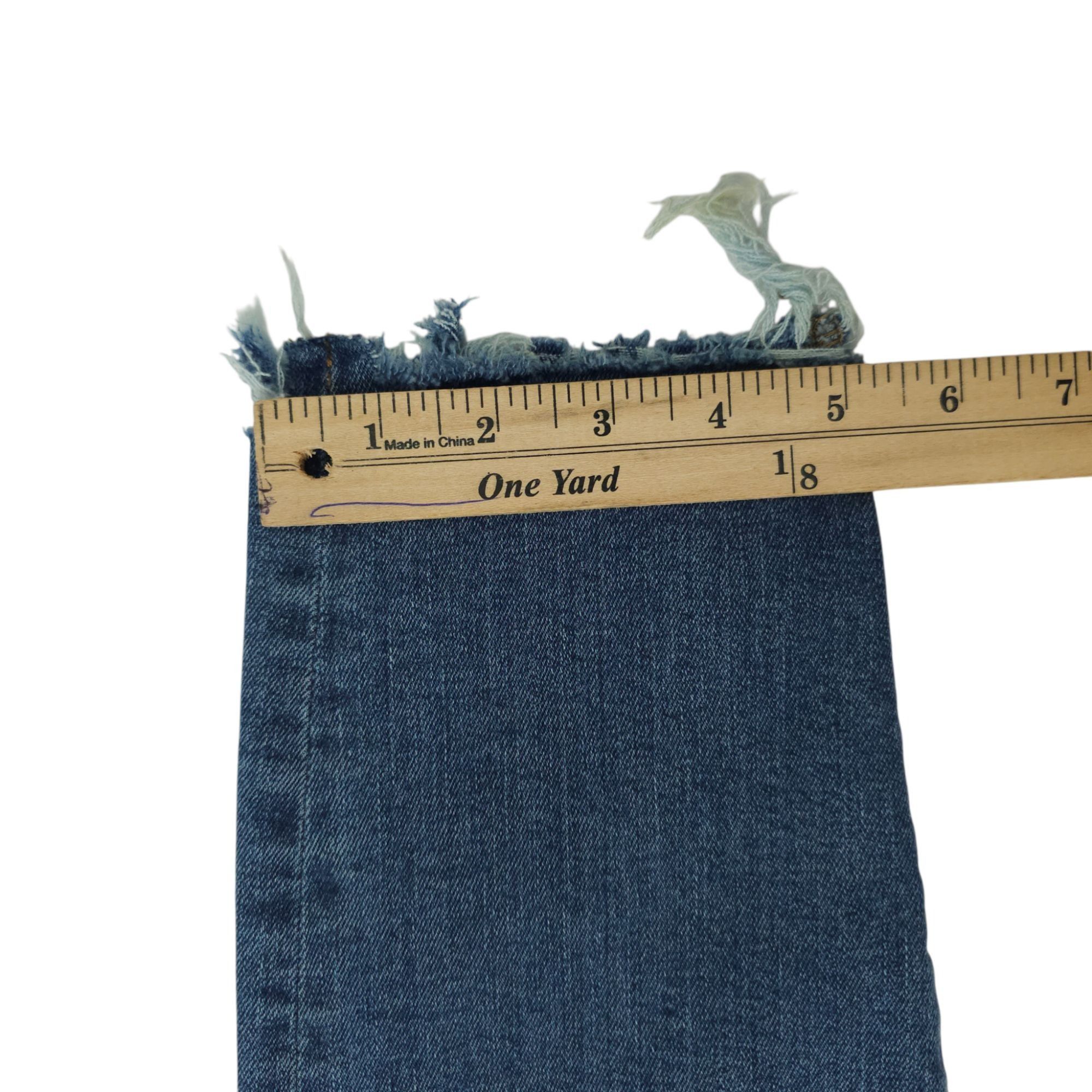 J.Crew J.Crew 9" High Rise Toothpick Jeans Womens 31 Medium Wash Ra Size 33" - 6 Thumbnail