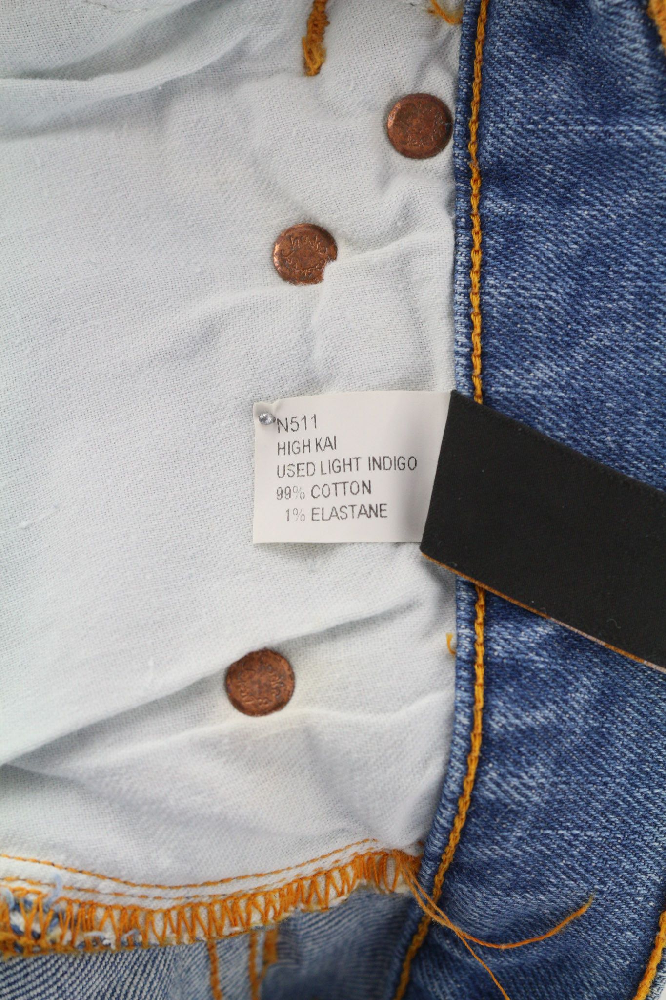 Nudie Jeans HIGH KAI W29/L32 Skinny Blue Jeans 80605 Size US 29 - 7 Thumbnail