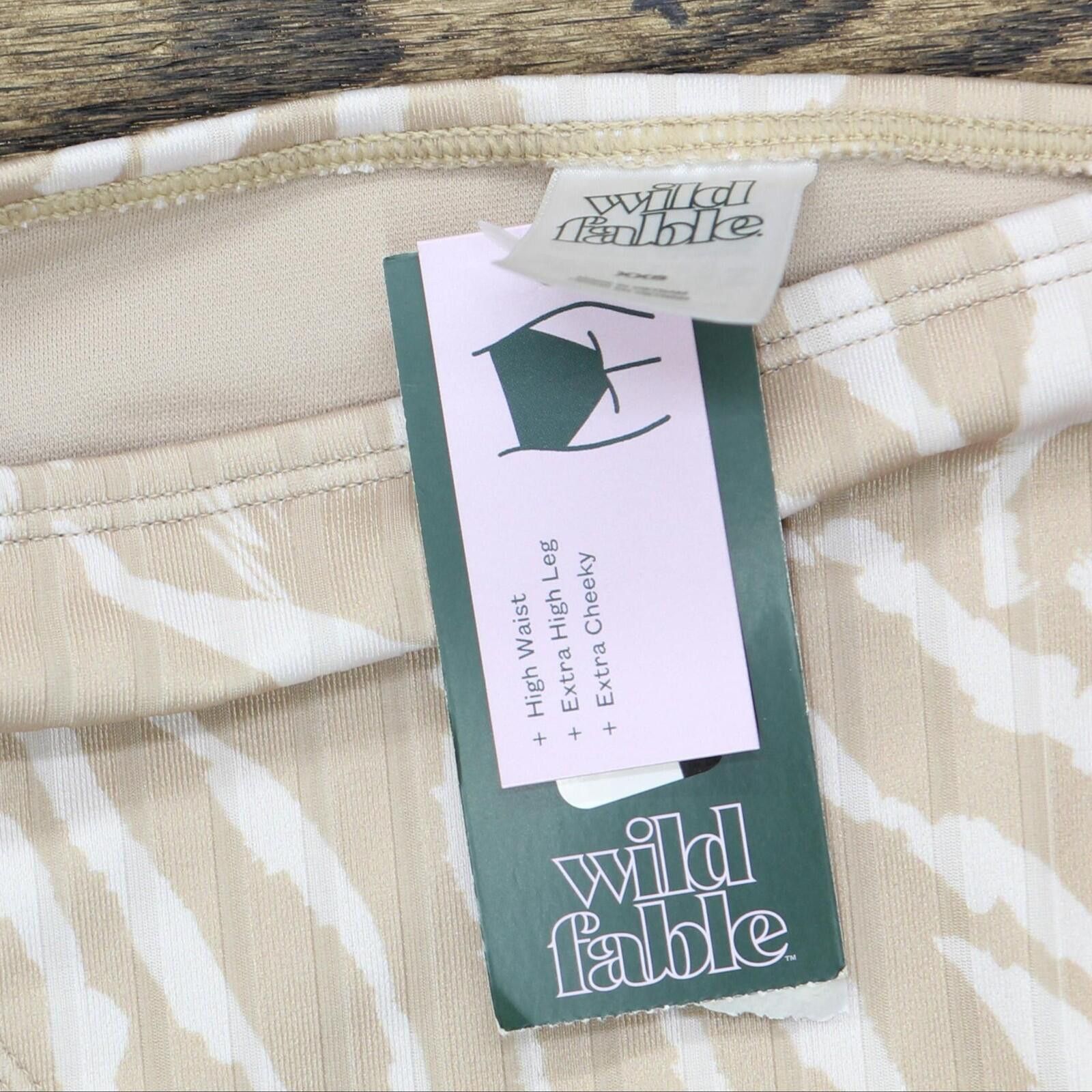 Other Nwt Wild Fable Bikini Bottom Pid-k8e80e Xs Tan Animal Brown Size ONE SIZE - 3 Thumbnail