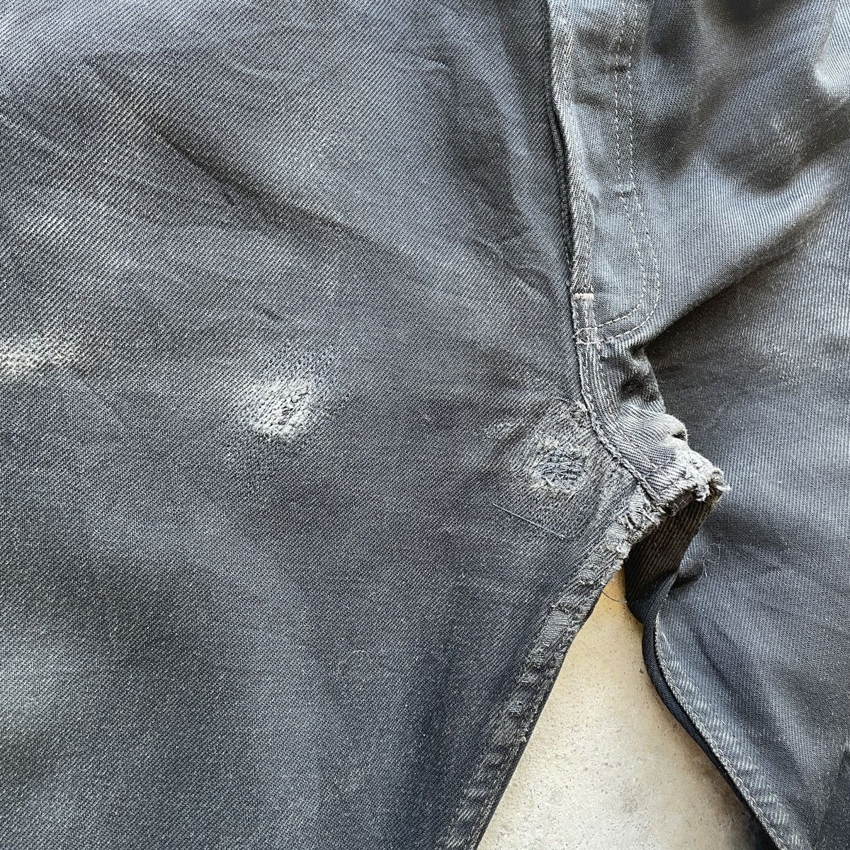 Levi's Vintage Clothing W29💥 Vintage Levi’s 501 Fly Button Black Faded Jeans Pants Size US 29 - 11 Thumbnail