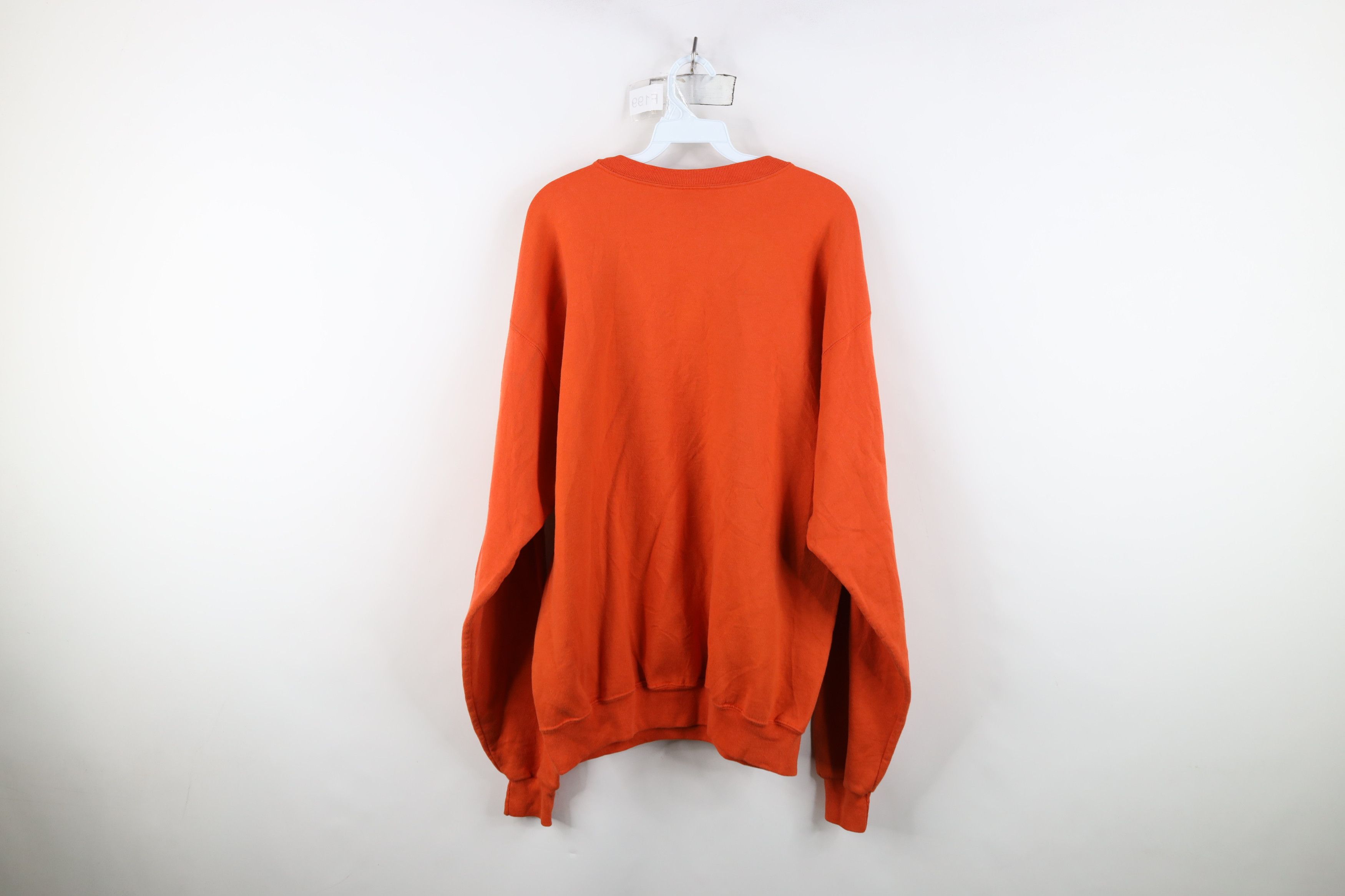 Champion Vintage 90s Champion Spell Out Crewneck Sweatshirt Orange Size US L / EU 52-54 / 3 - 13 Thumbnail