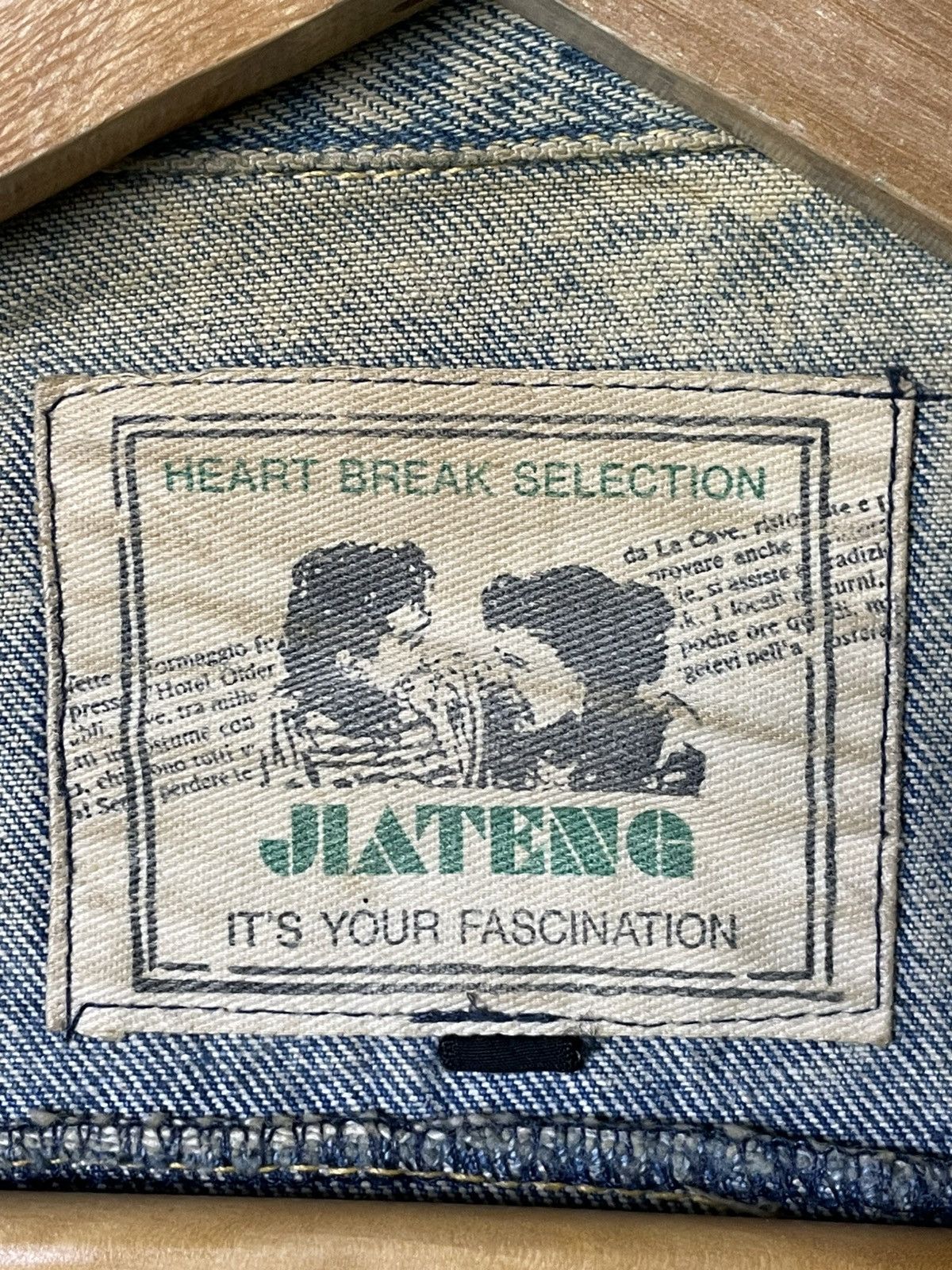 Japanese Brand × Vintage Vintage x Jia Teng Trucker Denim Jacket (31) Size US M / EU 48-50 / 2 - 10 Thumbnail