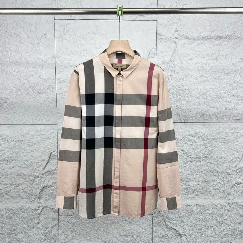 Burberry Burberry Beige Cotton Women's Shirt Size XL / US 12-14 / IT 48-50 - 1 Thumbnail