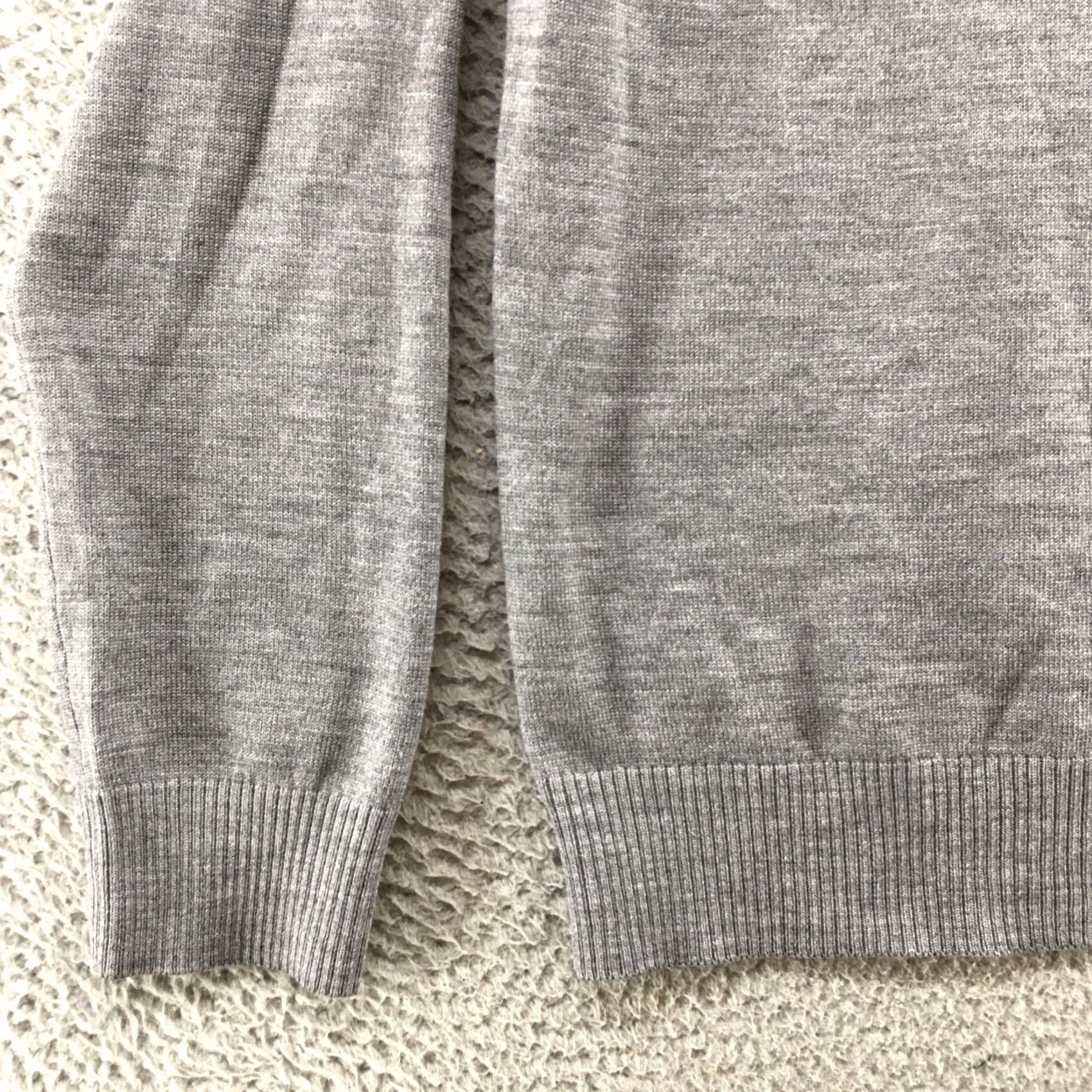 Banana Republic Banana Republic Sweater Mens L Gray Merino Extra Fine Wool Knitted Long Sleeve Size US L / EU 52-54 / 3 - 6 Thumbnail