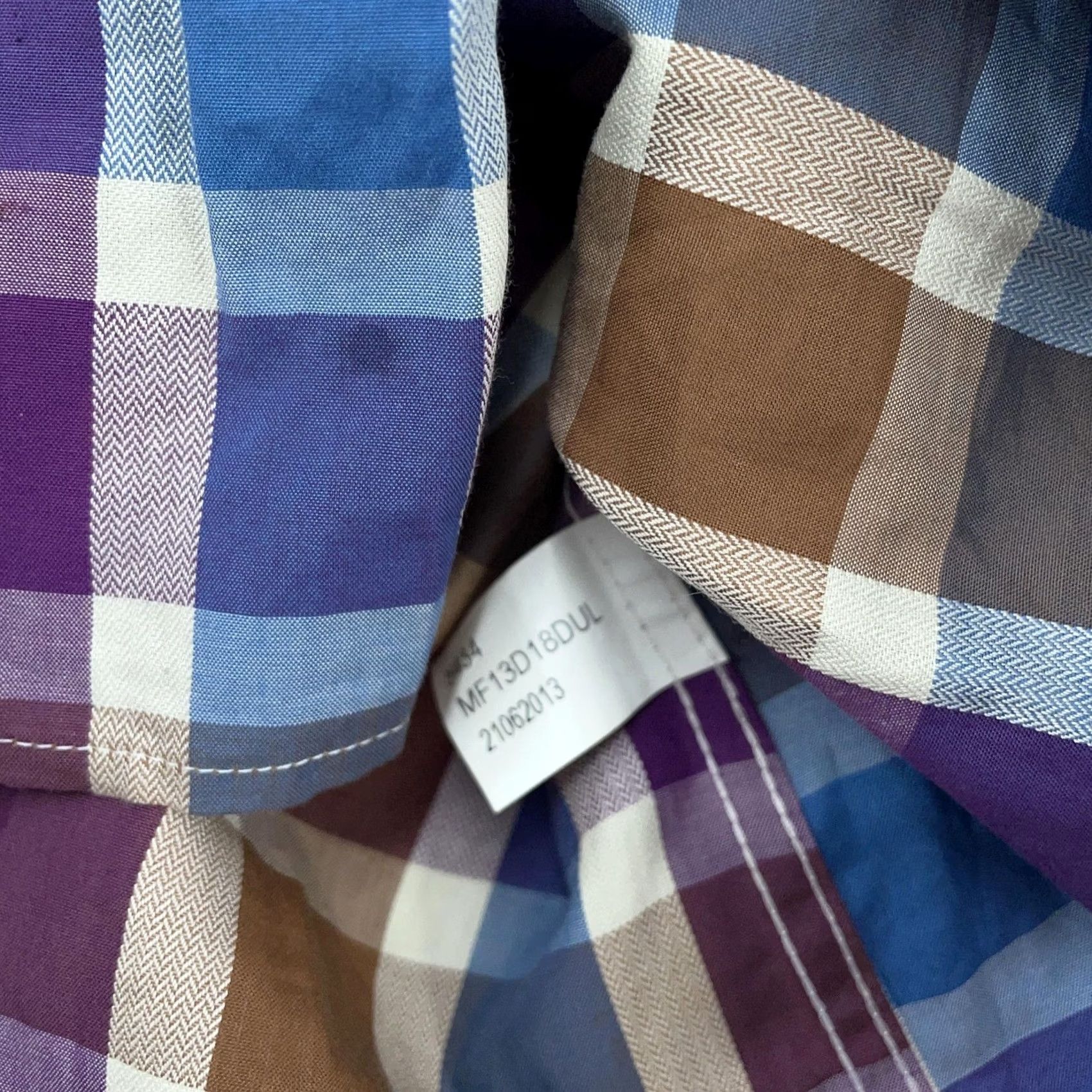 Peter Millar Peter Millar Shirt Mens Large Multicolor Plaid Button Front Long Sleeve Casual Size US L / EU 52-54 / 3 - 8 Thumbnail
