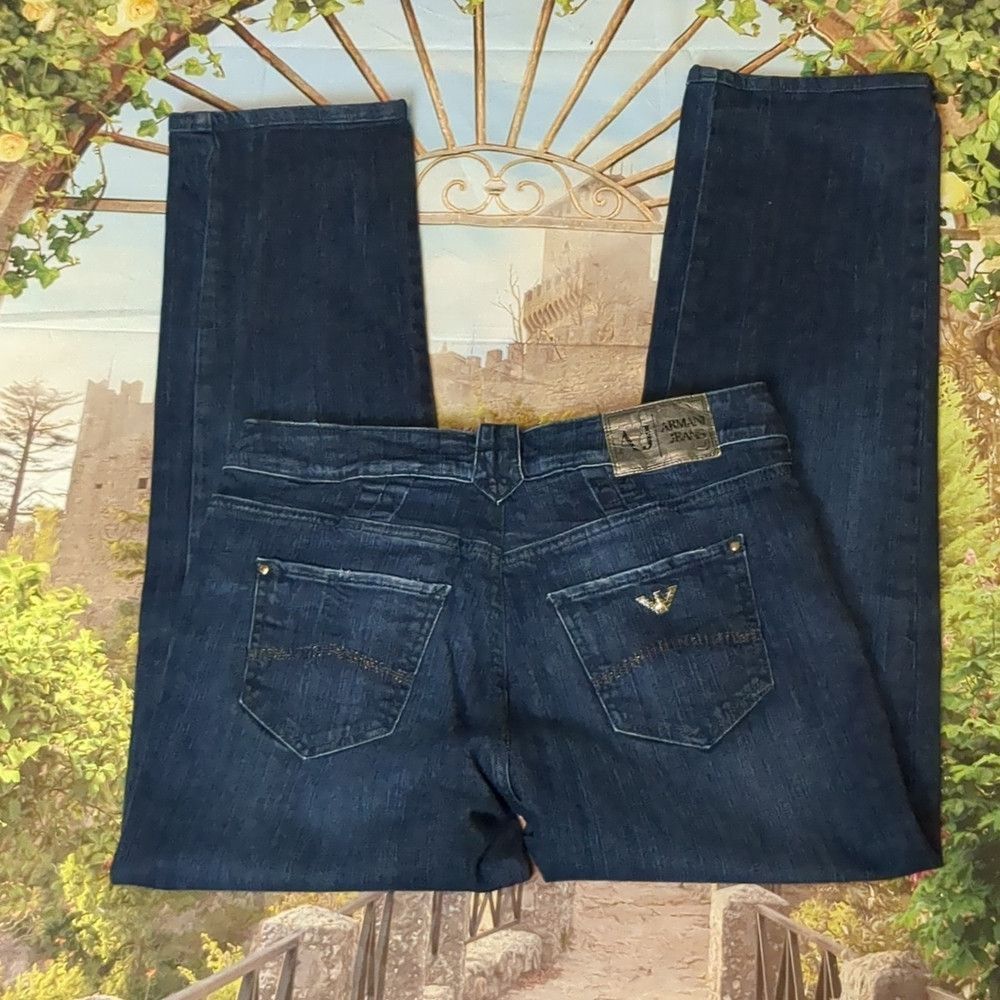 Armani ARMANI jeans straight leg size 28 Size 28" / US 6 / IT 42 - 4 Thumbnail