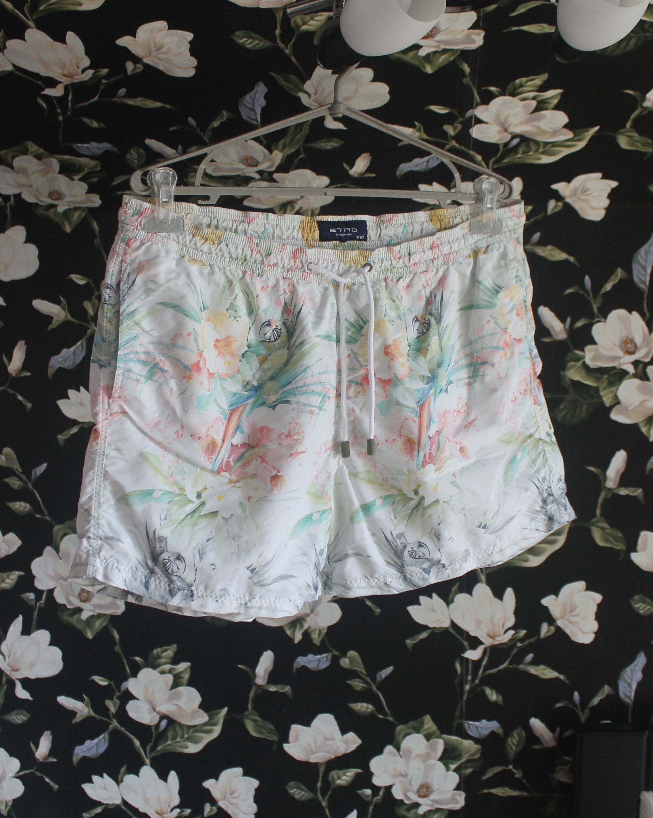 Etro Floral Swim Nylon Shorts