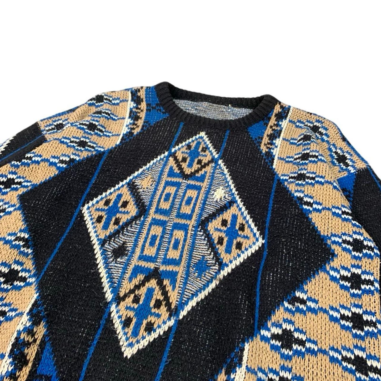 Vintage Vintage Western Style Knit Sweater Size US L / EU 52-54 / 3 - 2 Thumbnail