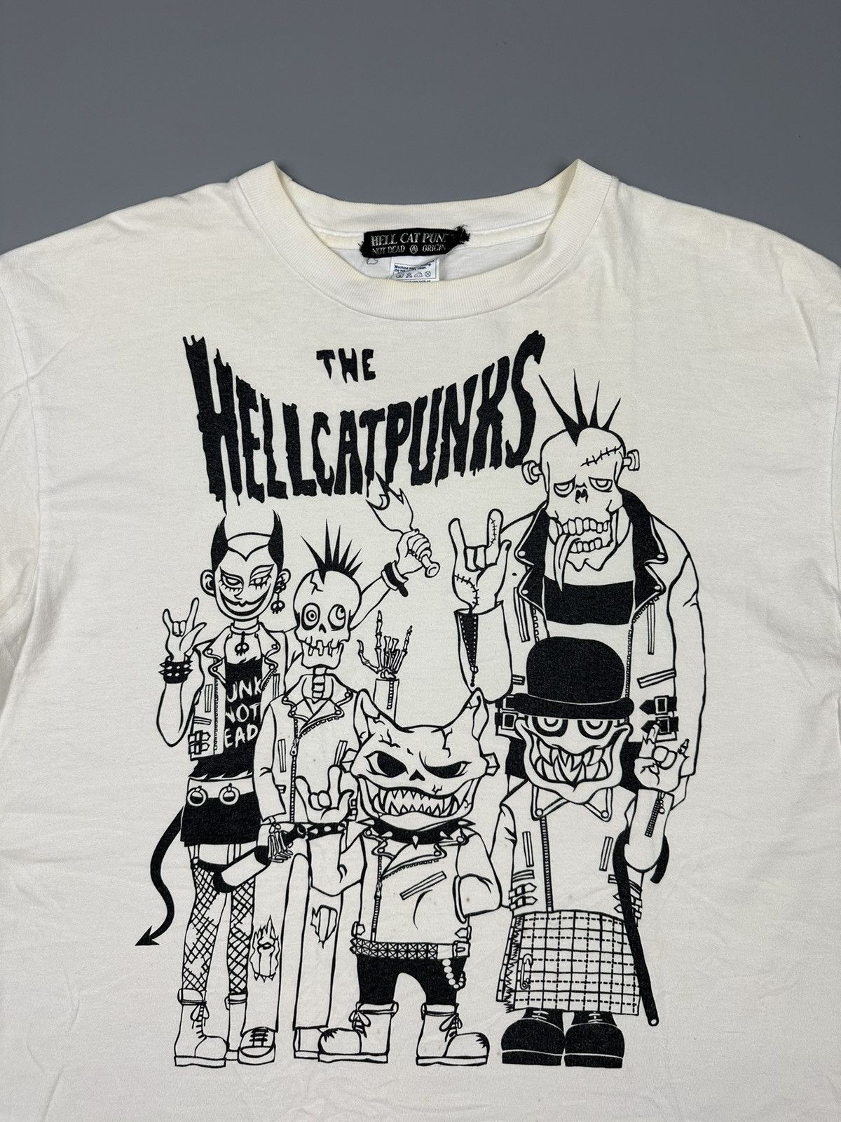 Japanese Brand × Seditionaries Vintage Hell Cat Punks Not Dead Zombie Punkers Tee Size US M / EU 48-50 / 2 - 6 Thumbnail