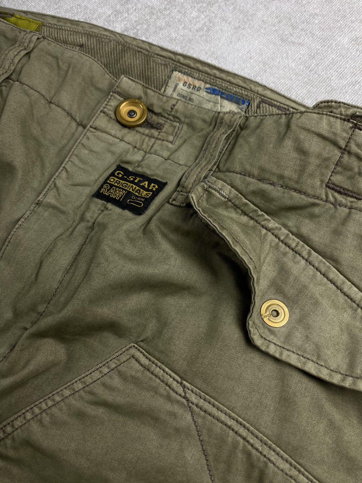 G-Star Vintage multi pocket cargo G-Star Raw jeans y2k Size US 31 - 7 Thumbnail
