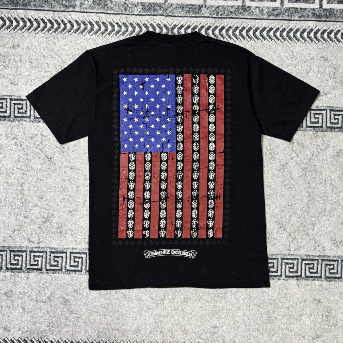 Chrome Hearts LIKE NEW! DEADSTOCK! 2010s AMFLAG AMERICAN FLAG Size US M / EU 48-50 / 2 - 1 Thumbnail