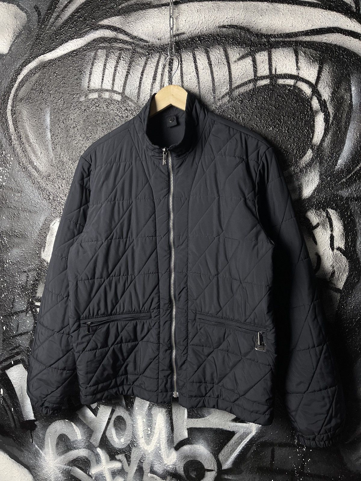 Ermenegildo Zegna Ermenegildo Zegna Sport Vintage Navy Blue Quilted Jacket Size M Size US M / EU 48-50 / 2 - 1 Thumbnail