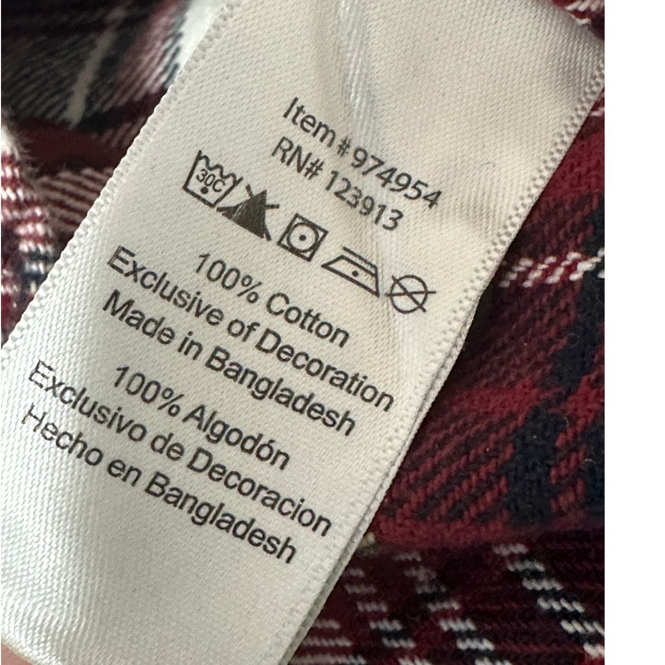 JACHS NY Jachs red plaid long sleeves casual flannel shirt size M Size US M / EU 48-50 / 2 - 5 Thumbnail