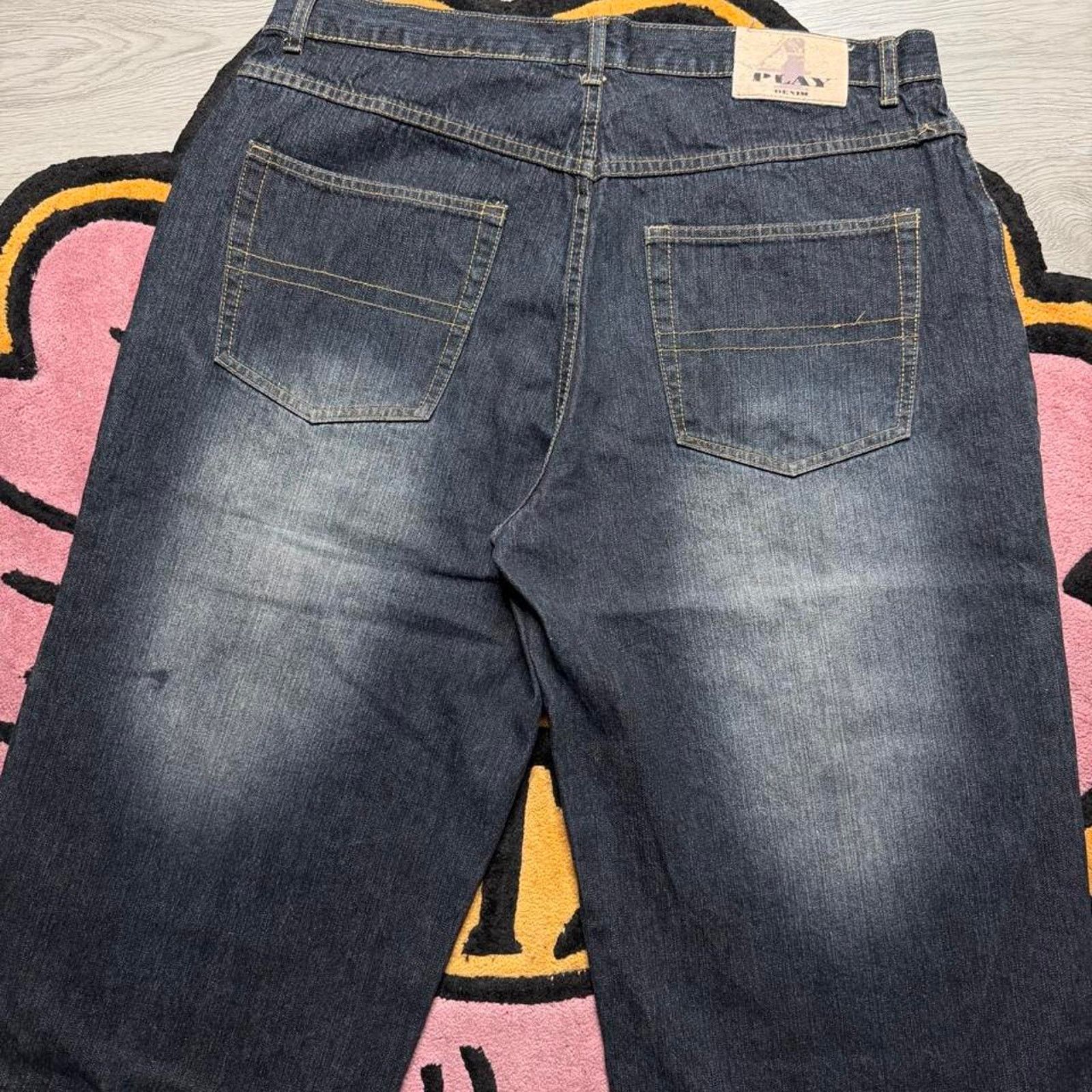 Vintage Vintage Y2K 4 Play 3/4 Length Denim Jean Shorts Size 40 Size US 40 / EU 56 - 8 Thumbnail