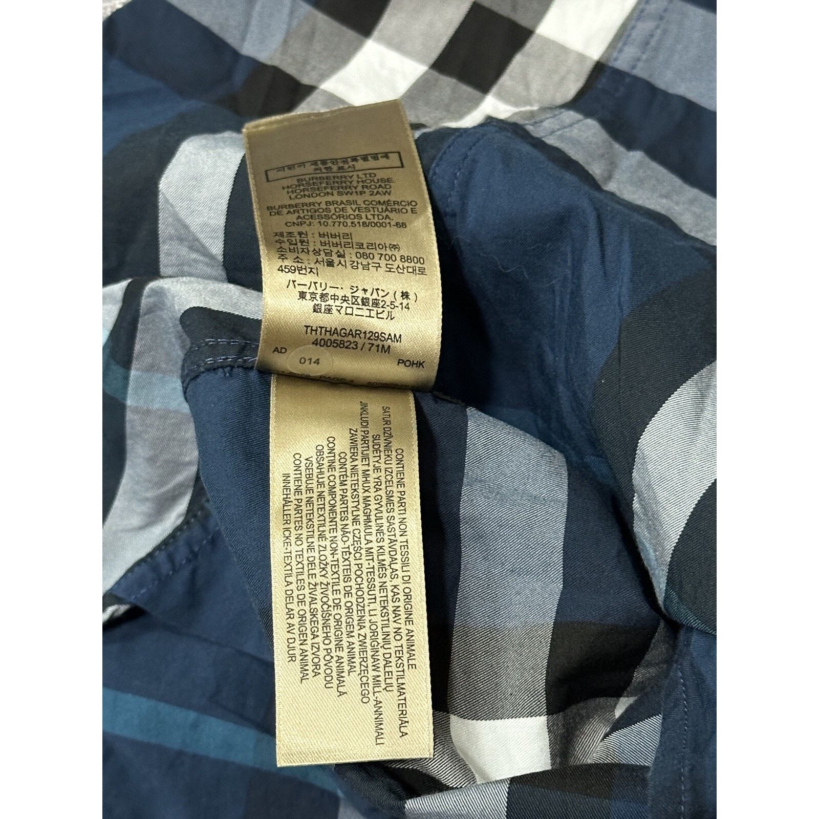 Burberry Burberry Blue Nova Check Men’s Shirt XS Size OldMoney Style Size US XS / EU 42 / 0 - 11 Thumbnail