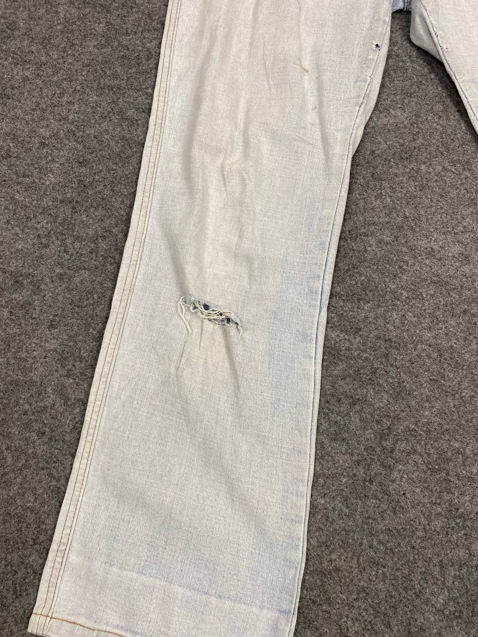 Japanese Brand japanese brand lightwash distressed denim nice design Size 29" - 7 Thumbnail