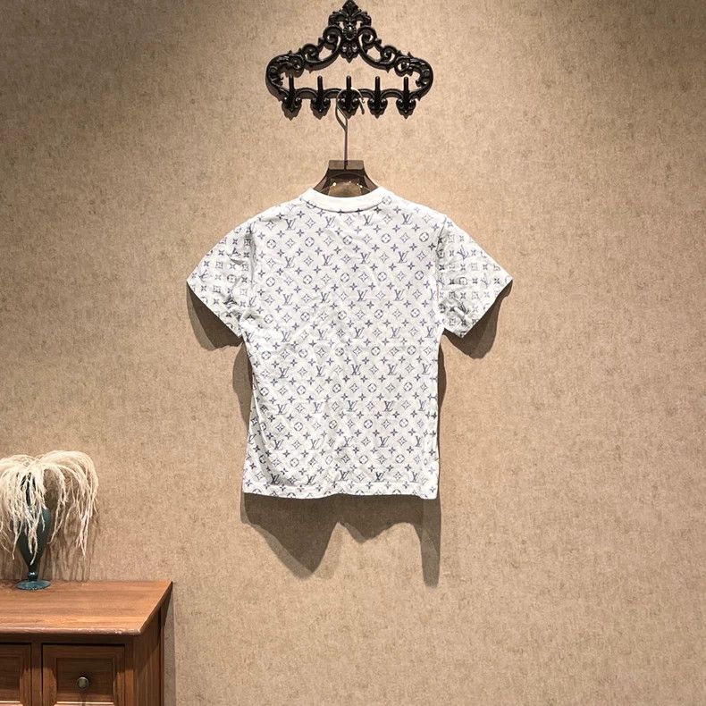 Louis Vuitton Louis Vuitton Blue presbyopic full print short sleeves Size S / US 4 / IT 40 - 2 Thumbnail