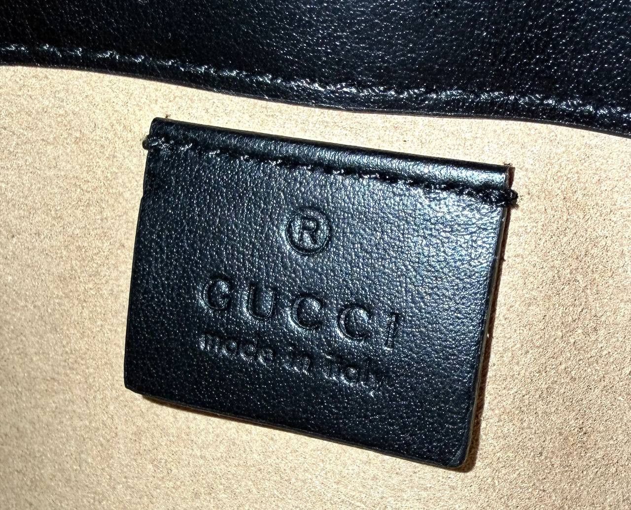 Gucci Gucci GG Super Mini Black Bag | Gucci Bag Size ONE SIZE - 8 Thumbnail